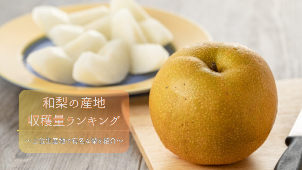 【2026年最新】和梨の産地＆生産量ランキング！かおり梨や恵水梨などの上位生産地で有名な梨の品種について紹介！ | 果物系男子の実りある人生