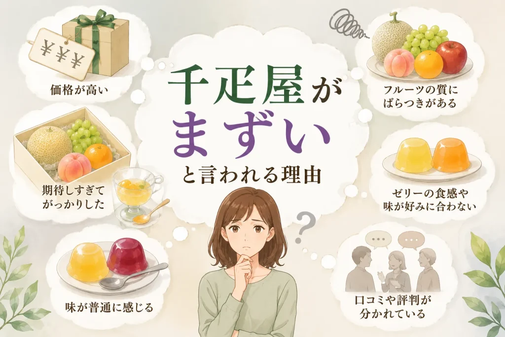 千疋屋が“まずい”と言われる理由