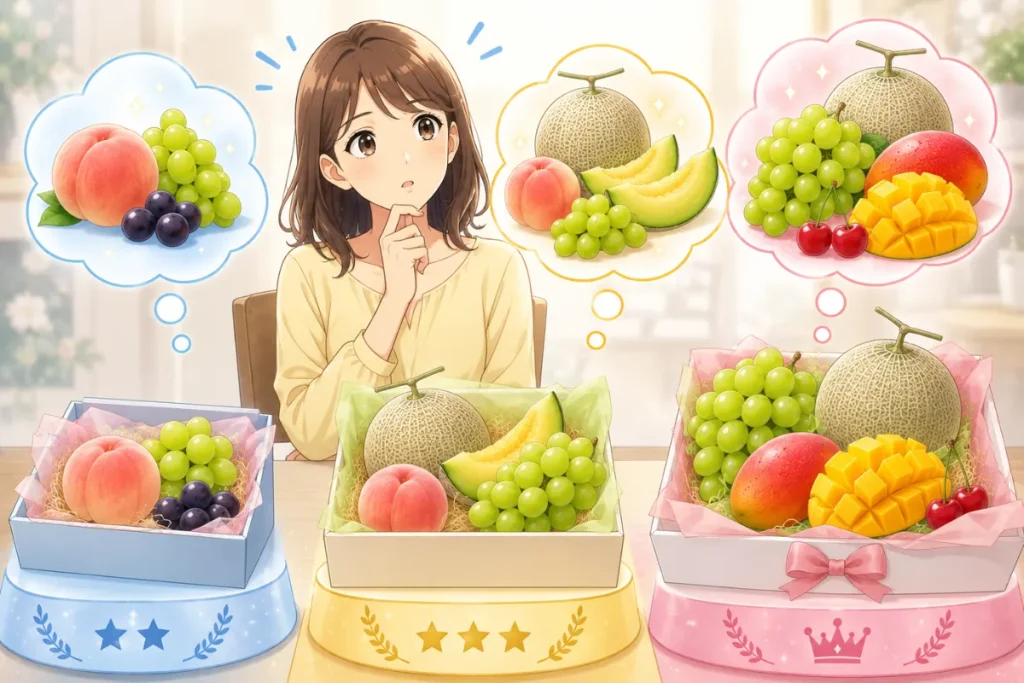 予算別のお中元フルーツおすすめ