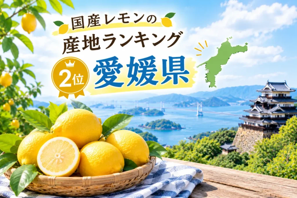 国産レモンの産地ランキング2位は愛媛県